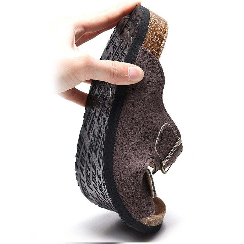 Men Retro Casual Orthopedic Sandals Arch Support Slides