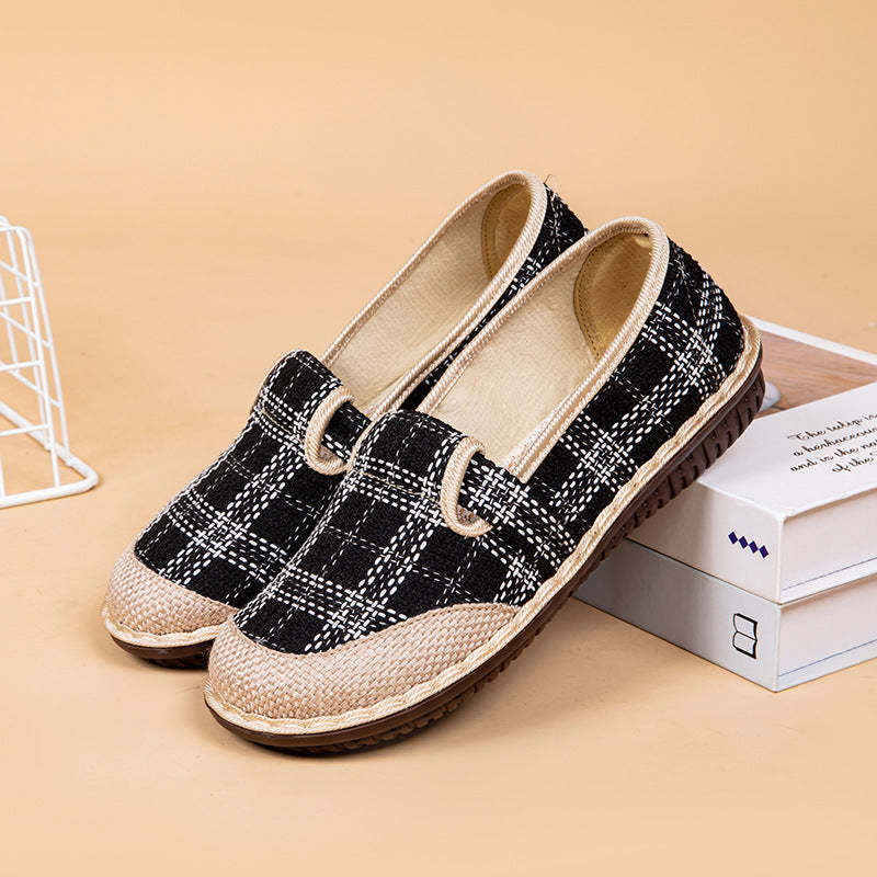 2023 Spring Casual Slip-on Loafers Soft-soled Women's Shoes