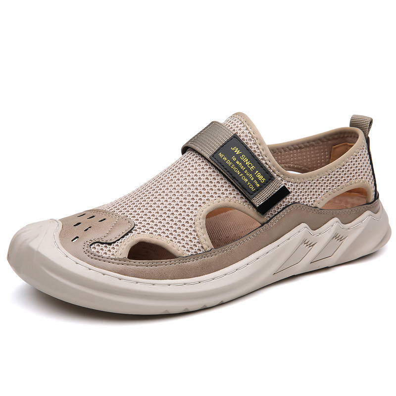 Men Nonslip Hook&loop Orthopedic Sandals Anti-collision Summer