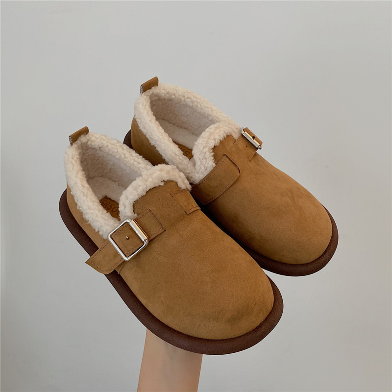 Fur-lined Slippers 