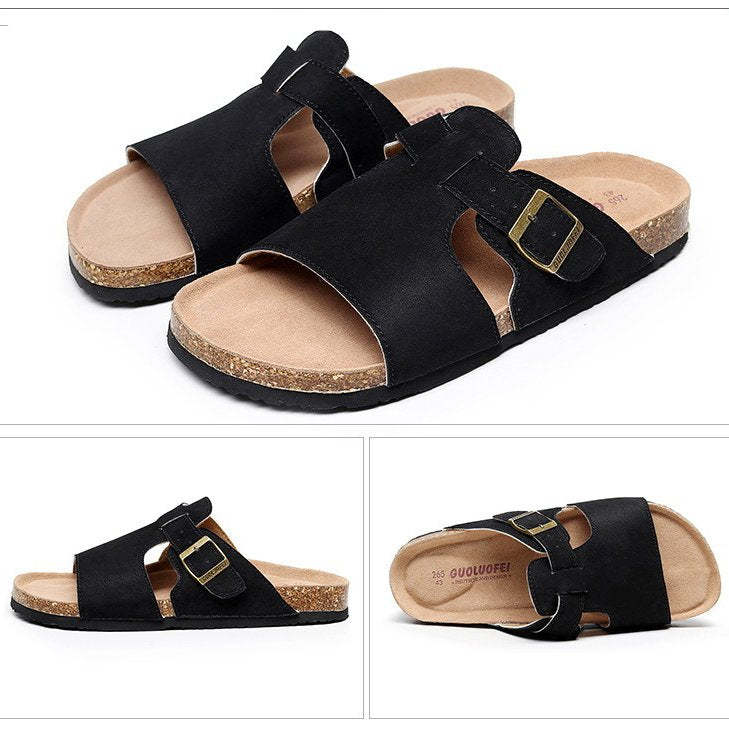 Orthopedic Sandals For Men Premium Suede Leisure Summer Slides