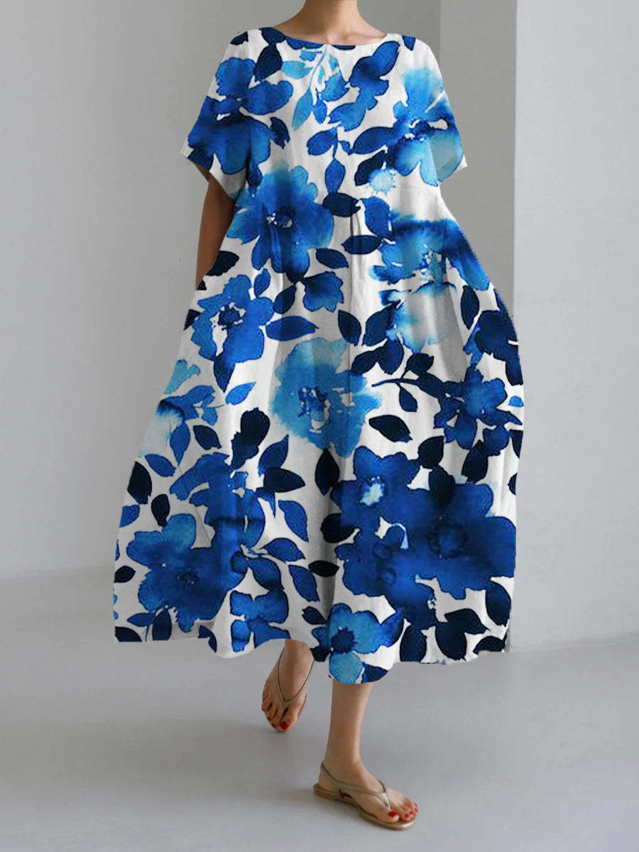 Stylish Women's Dress with Colorful Patterns