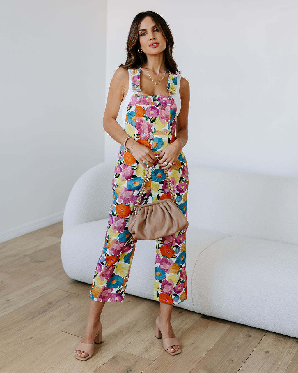Floral Sleeve Jumpsuit