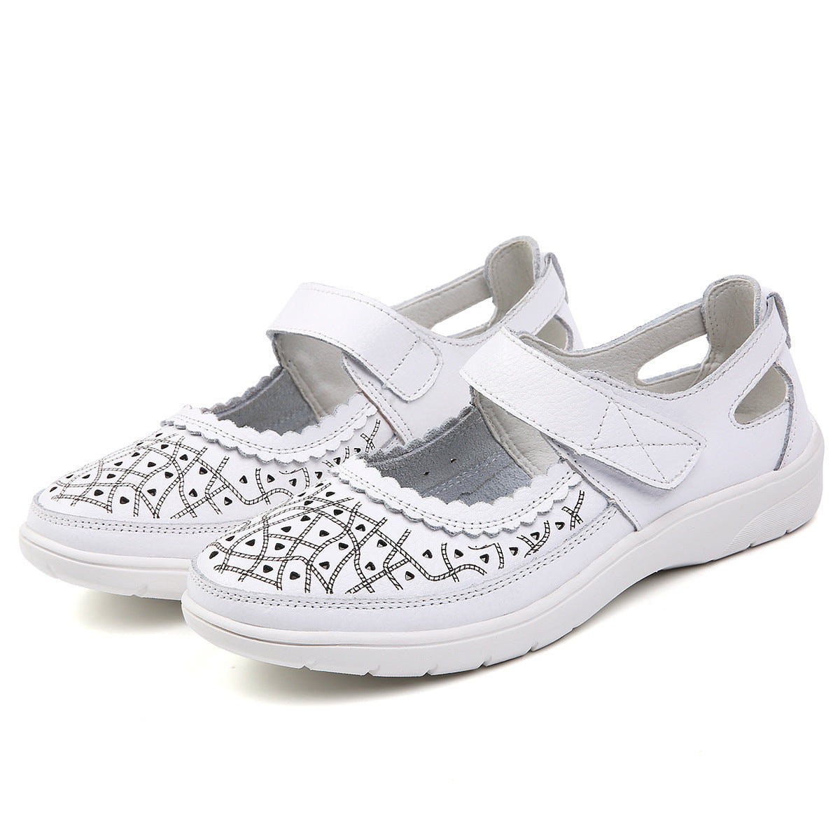 Cutout Comfort Soft Sole Casual Shoes