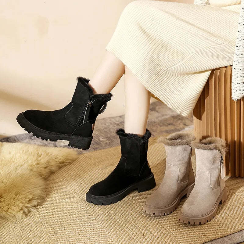 Orthopedic Women Boots Arch Support Warm Comfortable Ankle Boots