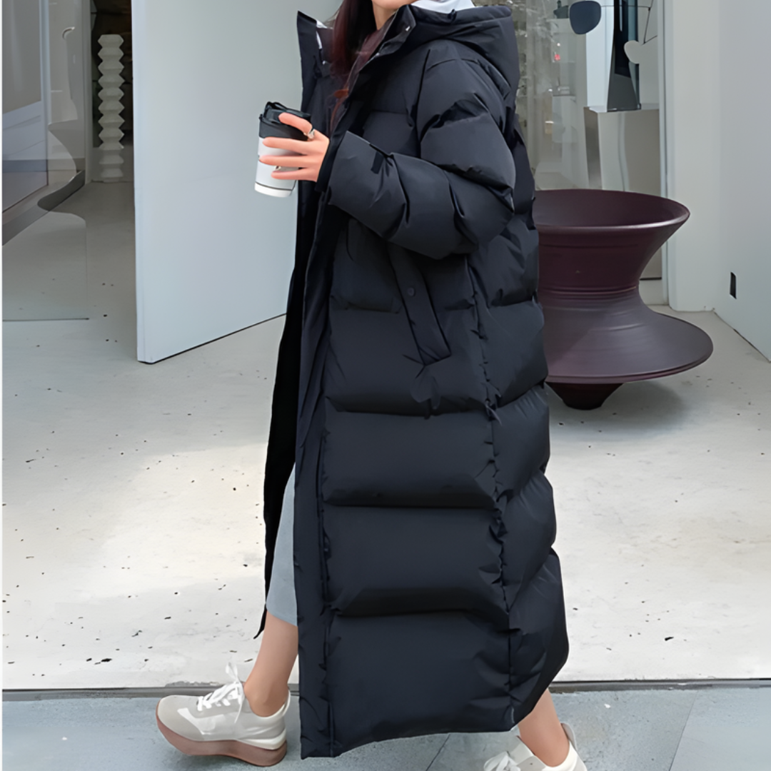 Rainproof Long Down Jacket