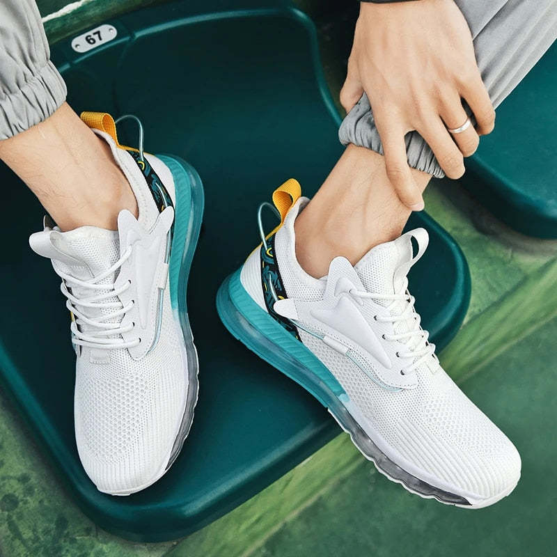 Men Running Orthopedic Shoes Mesh Upper Air Cushion