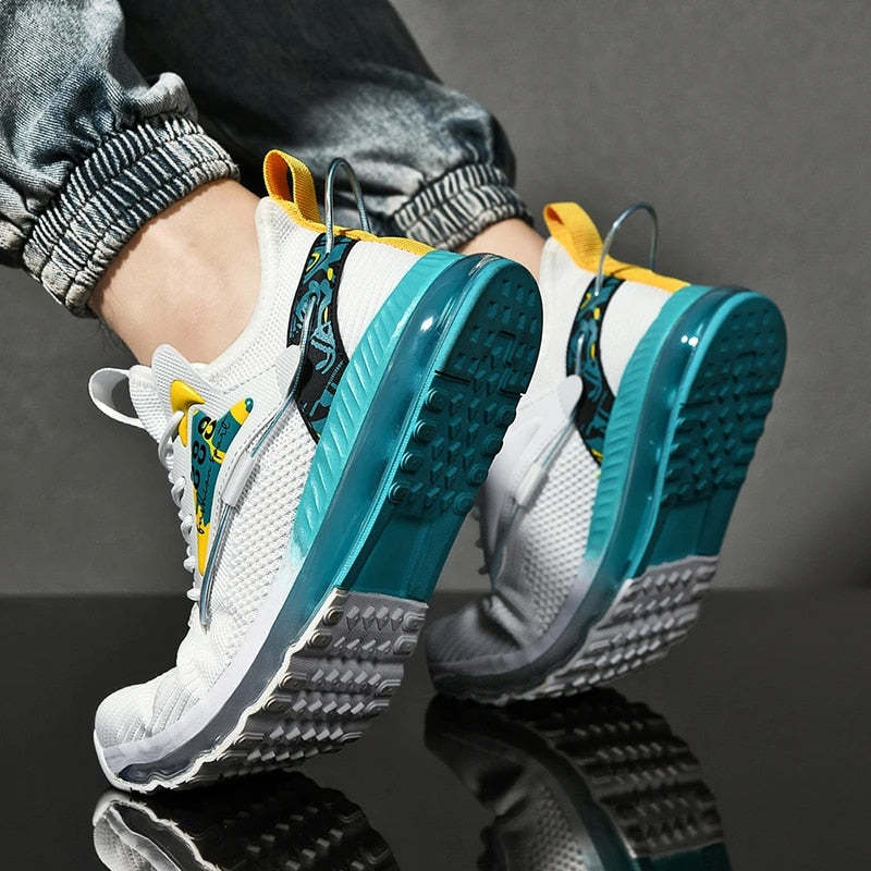 Men Running Orthopedic Shoes Mesh Upper Air Cushion