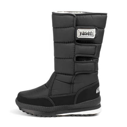 Men's Warm Snow Waterproof Boots Thick Plush Non-Slip Platform