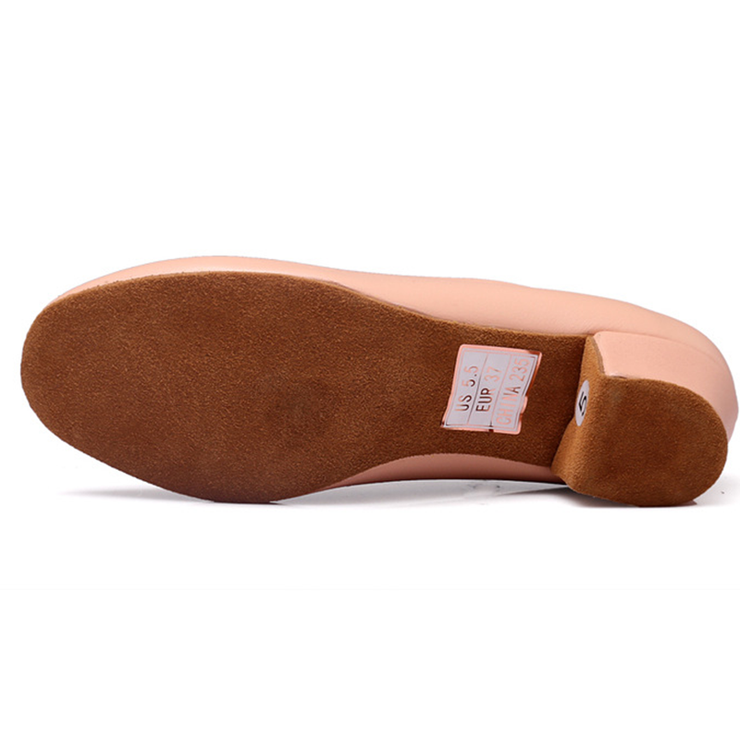 Women's Real Leather 5cm Heels Teaching & Practice Shoes Ballroom Dance Shoes