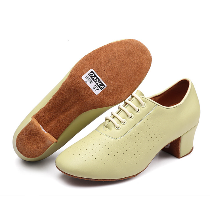 Women's Real Leather 5cm Heels Teaching & Practice Shoes Ballroom Dance Shoes