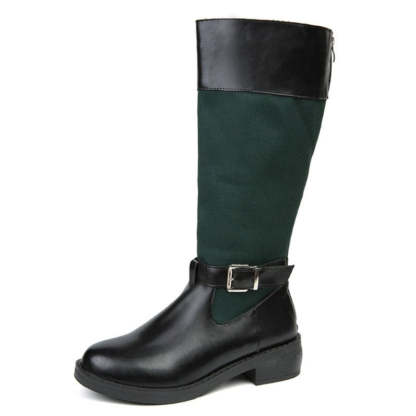 Women Leather Winter Boots Retro Mid-calf Orthopedic Shoes