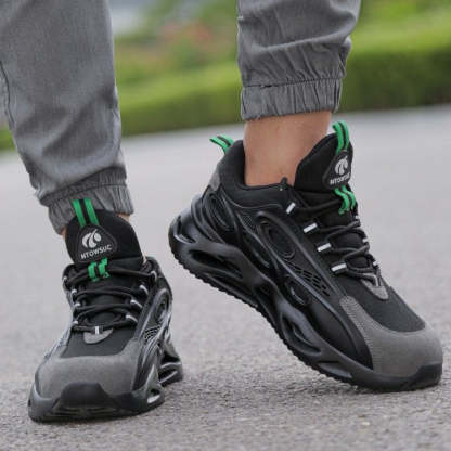 Orthopedic Shoes Men Protective Steel Toe High Top Working Sneakers Fashionable