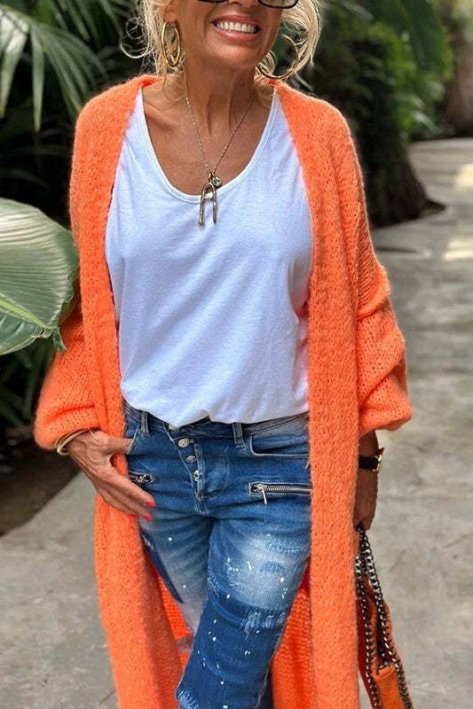 Long Knitted Cardigan