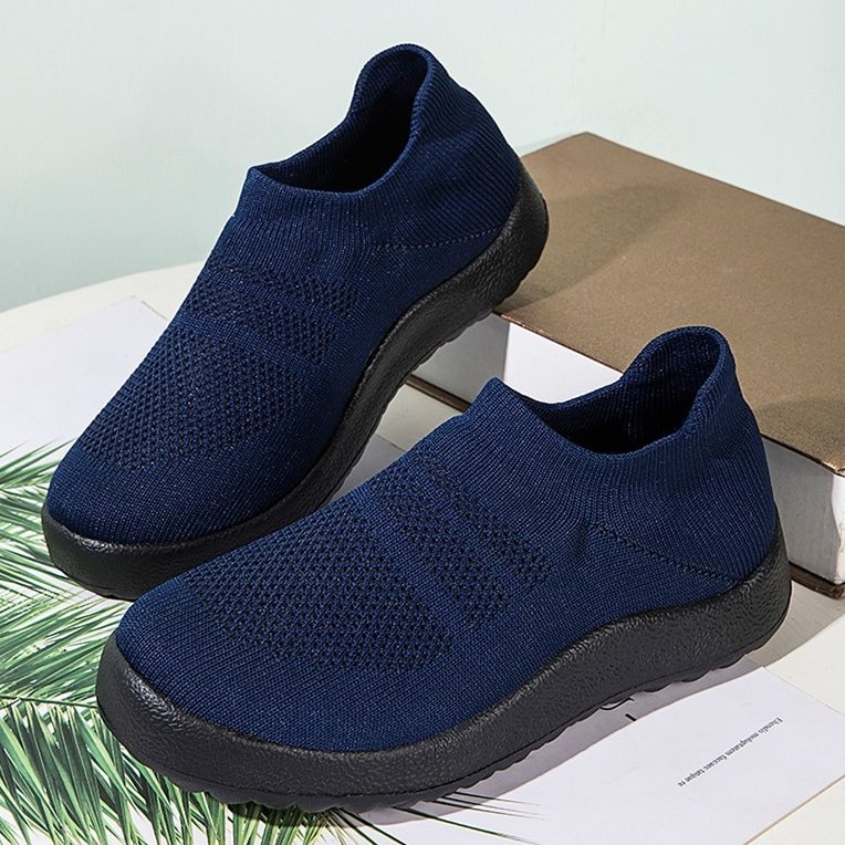 Orthopedic Shoes Women Breathable Wear-resistant Slip-ons Wowen Mesh Elegant Summer