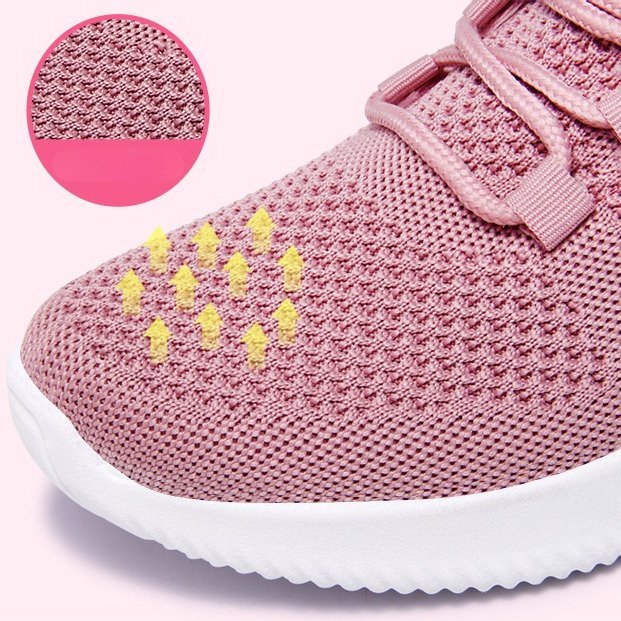 Women Orthopedic Shoes Comfy Elastic Mesh Round Toe Running Sneakers