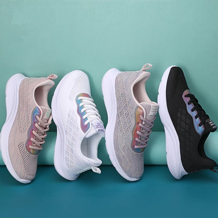 Women Athletic Orthopedic Shoes Anti-collision Mesh Round Toe Stylish Sneakers