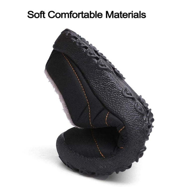 Fur Slippers For Men Waterproof Indoor And Outdoor Winter Slides