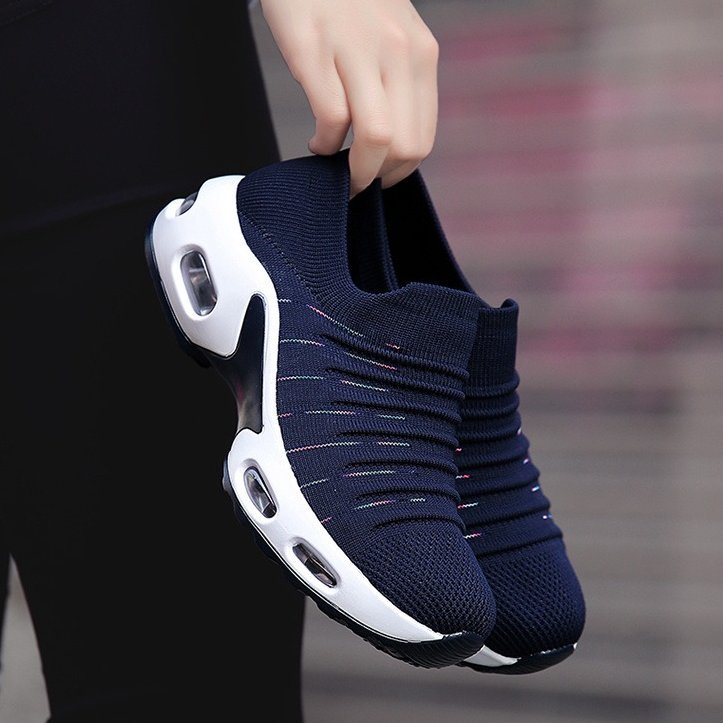 Orthopedic Shoes Women Breathable Slip-on Sneakers Air Cushion Mesh Leisure