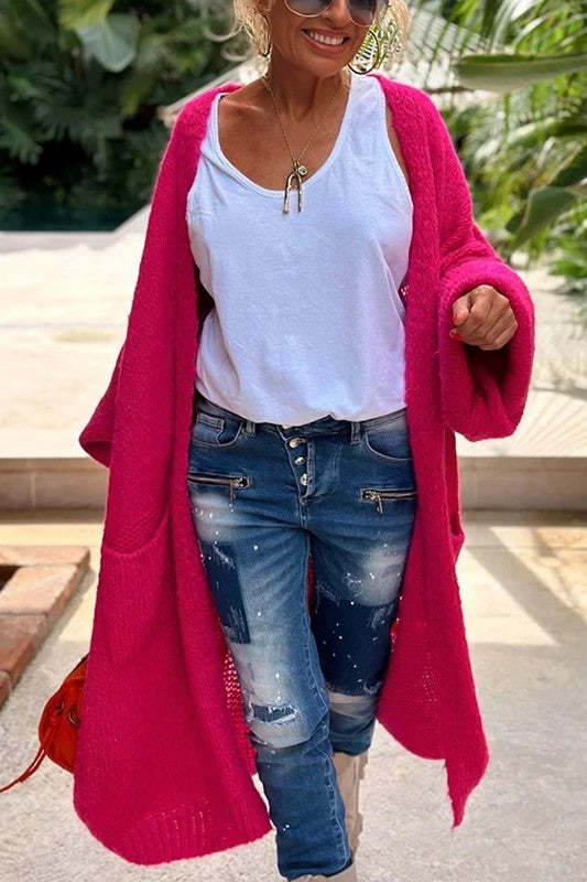 Long Knitted Cardigan