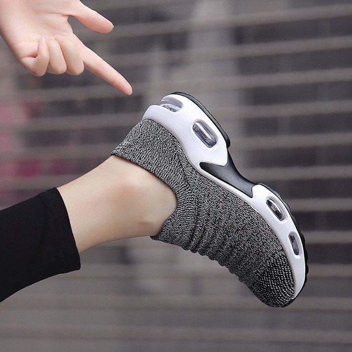 Orthopedic Shoes Women Breathable Slip-on Sneakers Air Cushion Mesh Leisure