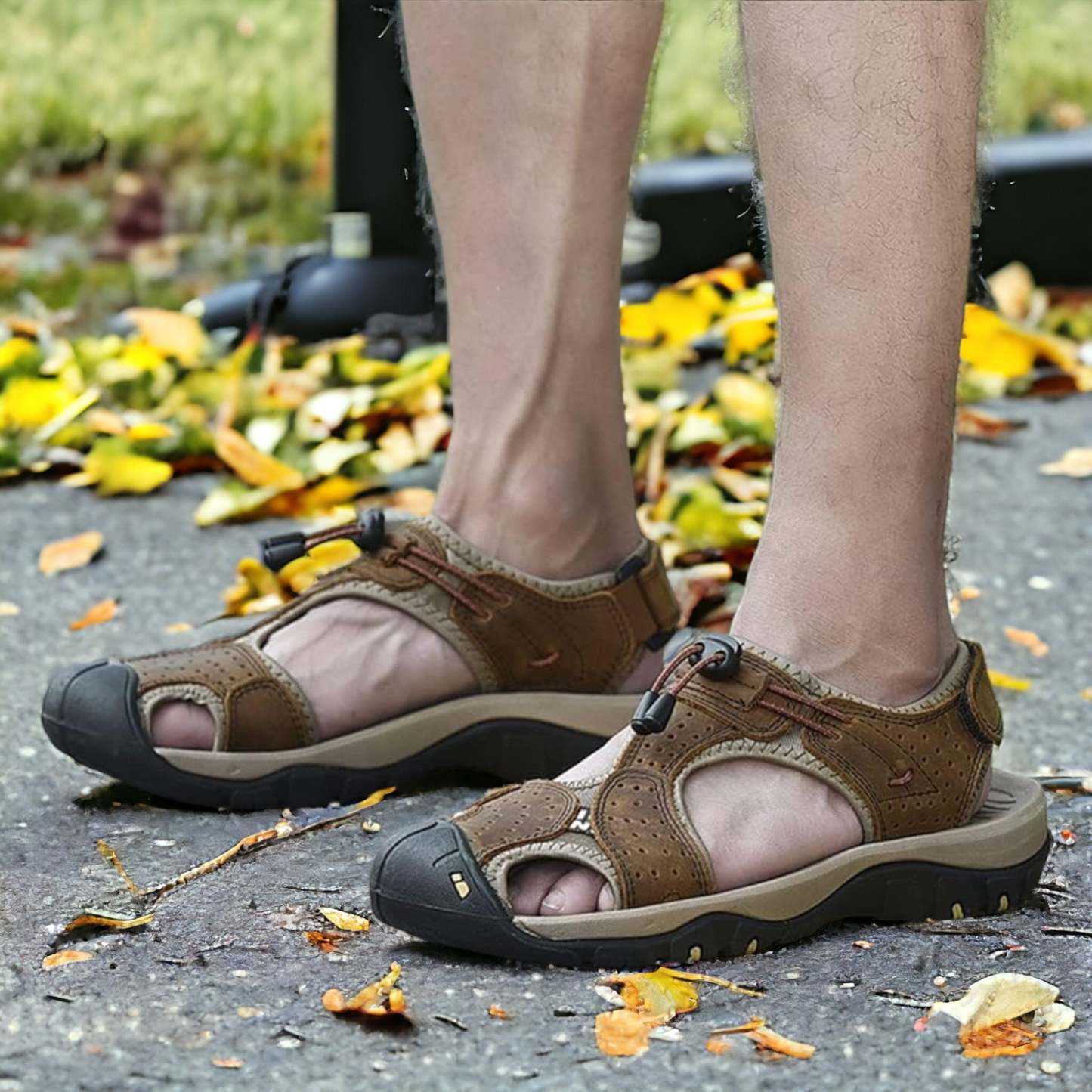 Ergonomic Men's Sandals Crafted for Pain Relief