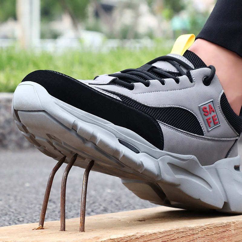 Anti-smashing Sturdy Safety Orthopedic Sneakers Mesh Sporty