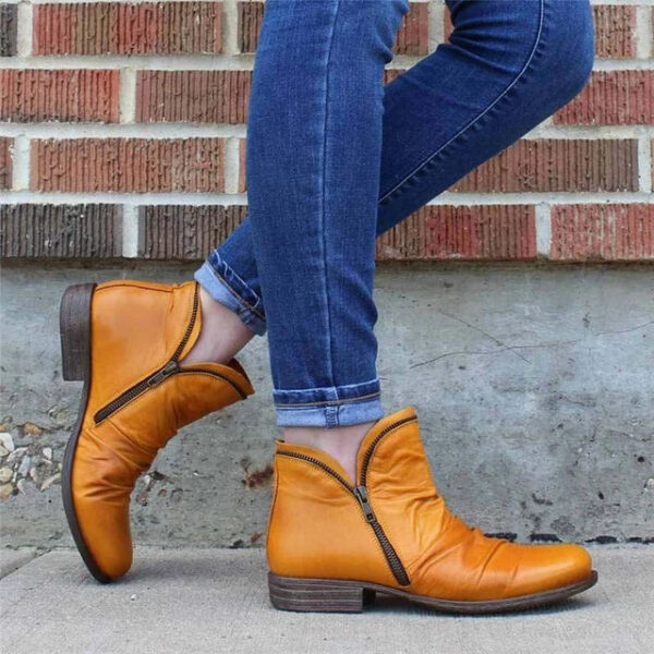 Cozy Colorful Ankle Winter Boots