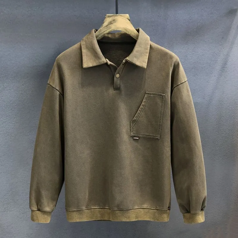 Men's Warm Winter Shirt Knit Sweater