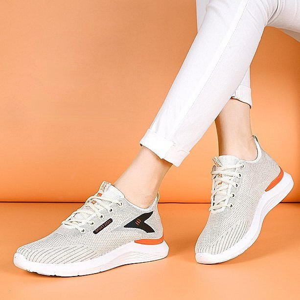 Women Platform Orthopedic Shoes Deodorization Mesh Lace-up Walking Sneakers