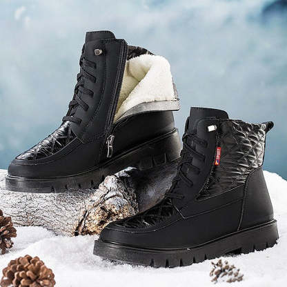 Women Plush Snow Boots Anti-slip Winter Orthopedic Shoes