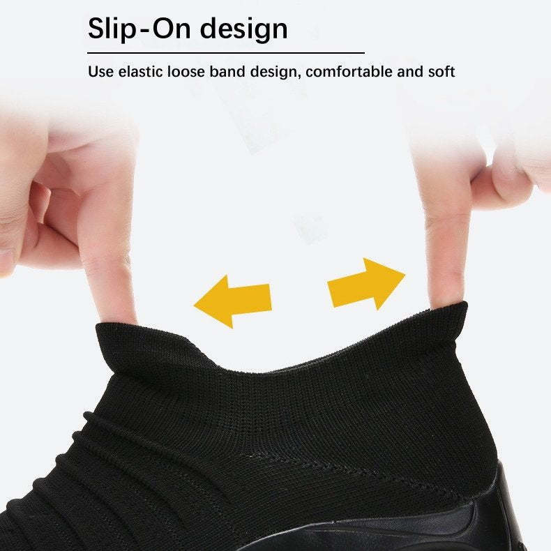 Orthopedic Shoes Women Breathable Slip-on Sneakers Air Cushion Mesh Leisure