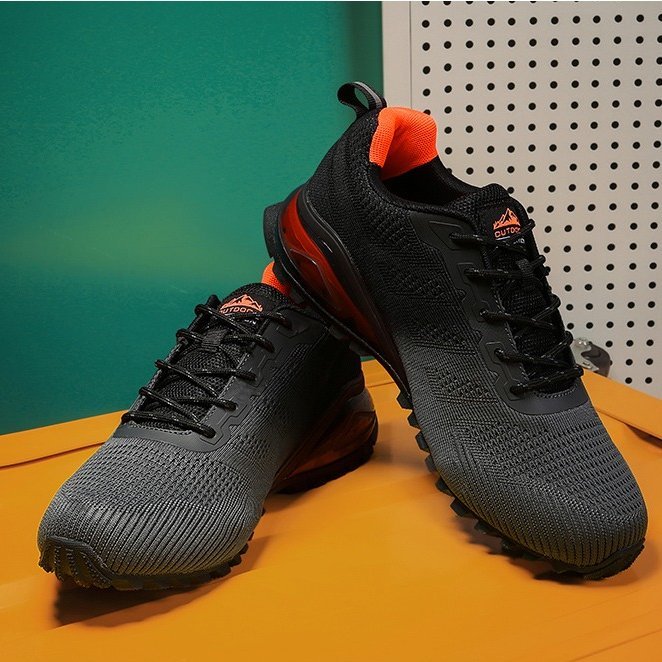 Men Orthopedic Shoes Low Top Reflective Memory Cushion Athletic Sneakers