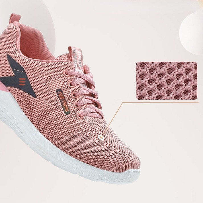 Women Platform Orthopedic Shoes Deodorization Mesh Lace-up Walking Sneakers