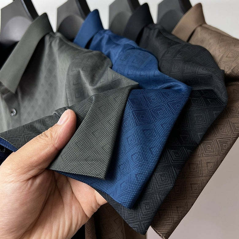 Silky Patterned Shirt for Men