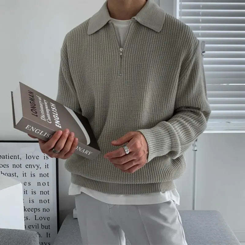 Quarter Zip Sweater