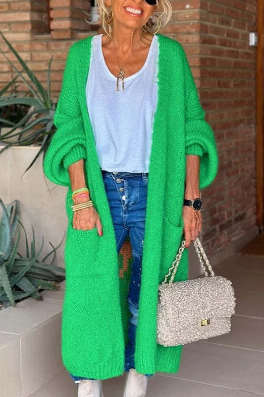 Long Knitted Cardigan
