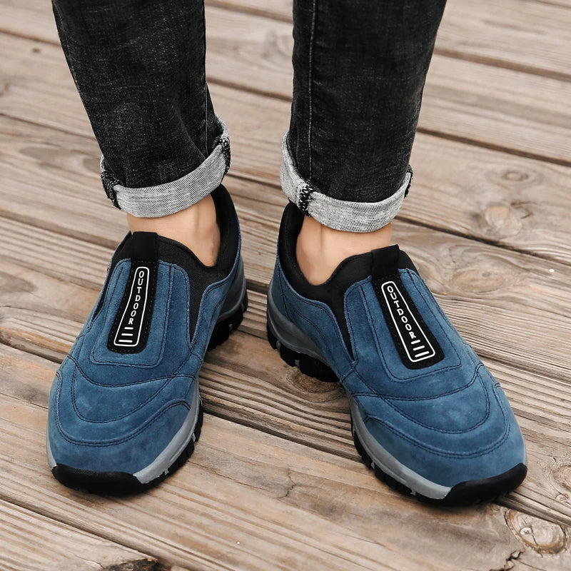 Orthopaedic Suede Leather Walking Shoes