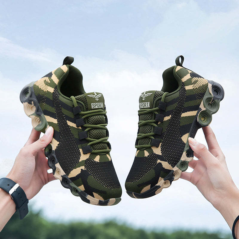 Women Orthopedic Shoes Mesh Camouflage Outdoor Sneakers