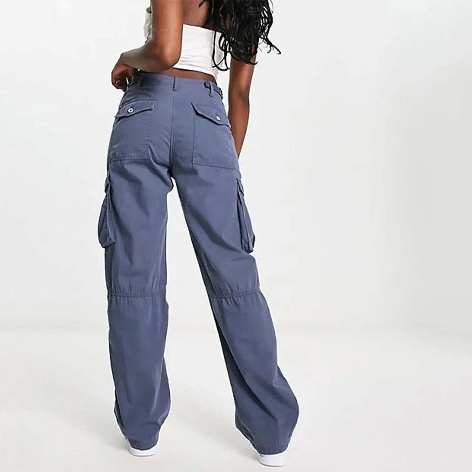 Adjustable Waist Cargo Pants