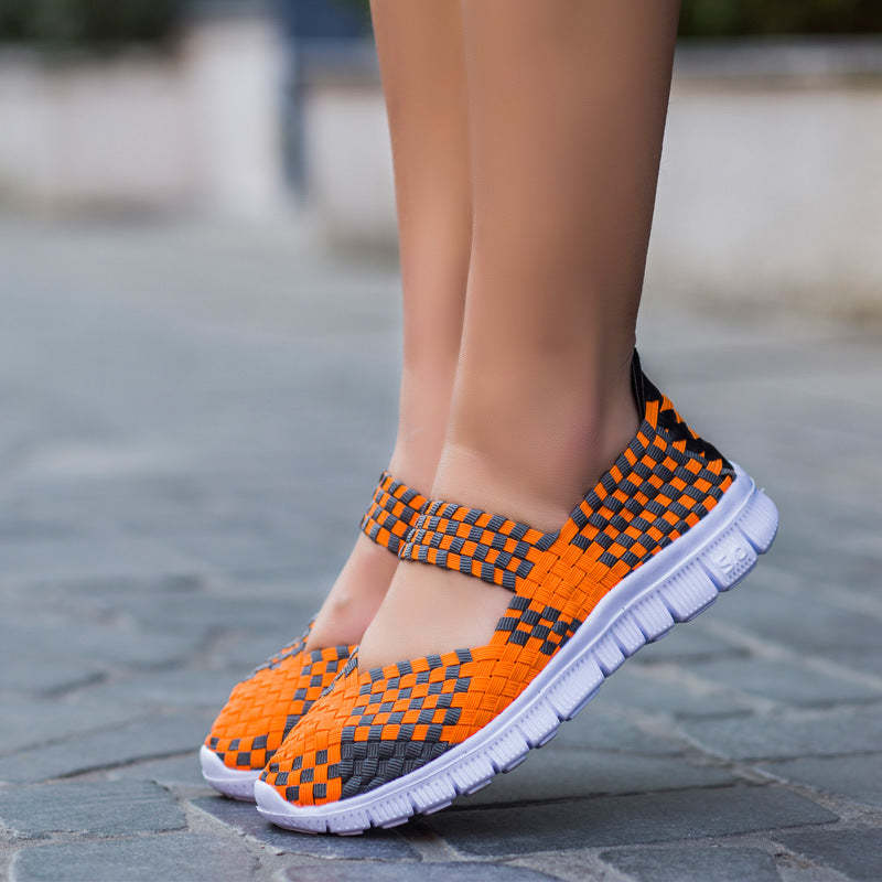 Woven Women's Plus Size Shoes for Bunions and Swollen Feet
