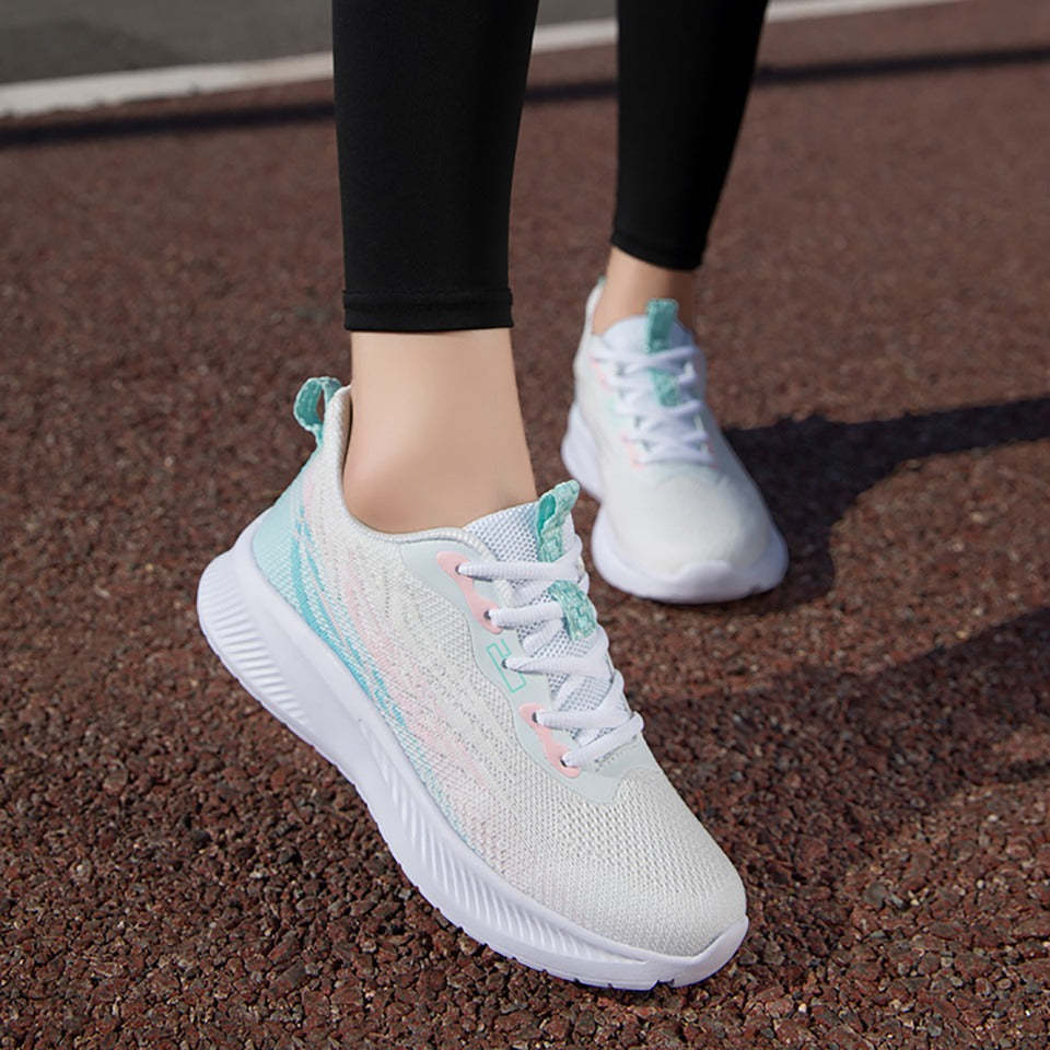 Women Orthopedic Shoes Shock-resistance Mesh Lightweight Running Sneakers