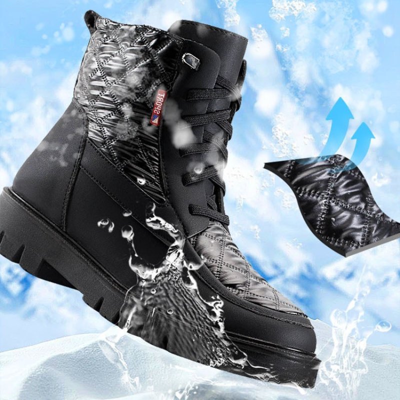 Women Plush Snow Boots Anti-slip Winter Orthopedic Shoes