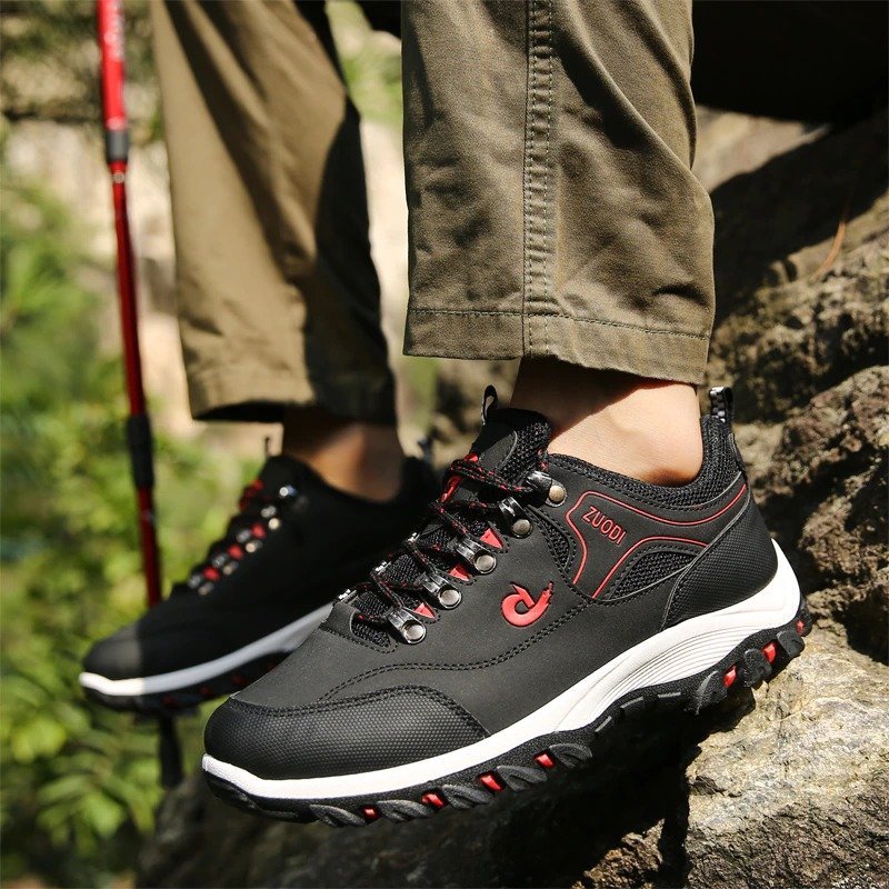 Men Orthopedic Shoes Anti-collision Anti-slip Rubber Hiking Sneakers