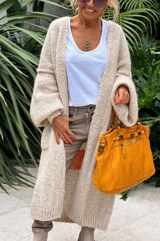 Long Knitted Cardigan