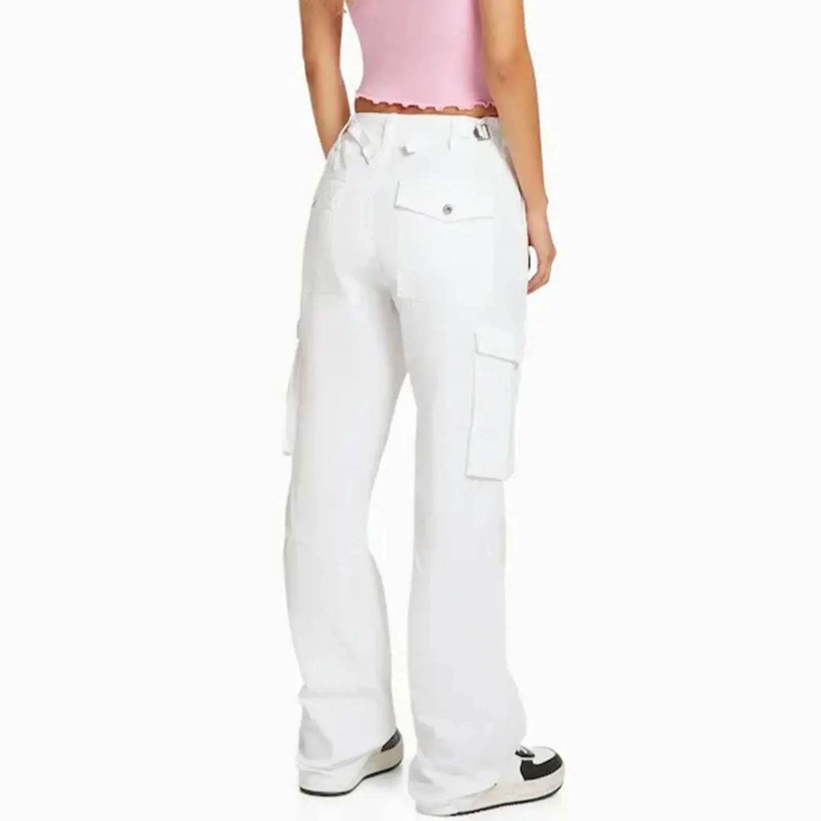 Adjustable Waist Cargo Pants