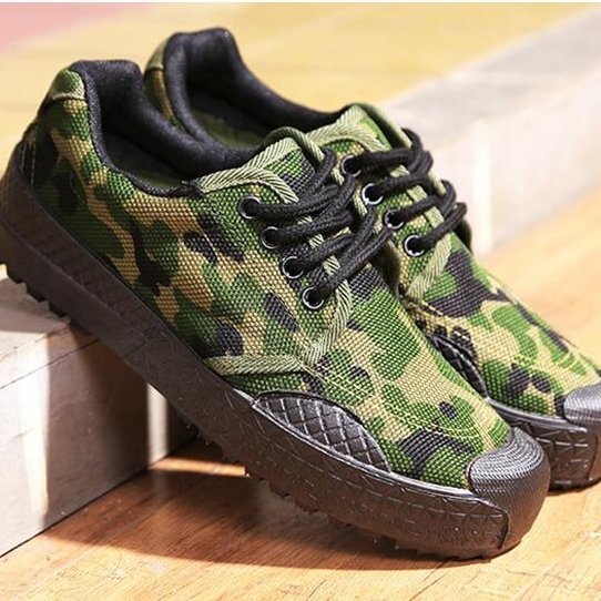 Men Orthopedic Shoes Camouflage Canvas Sneakers