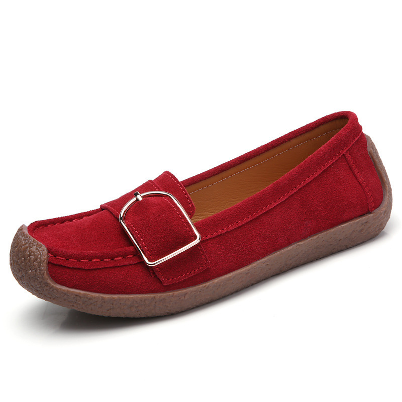 Step in Style with Fashion Flats Genuine Leather Loafers
