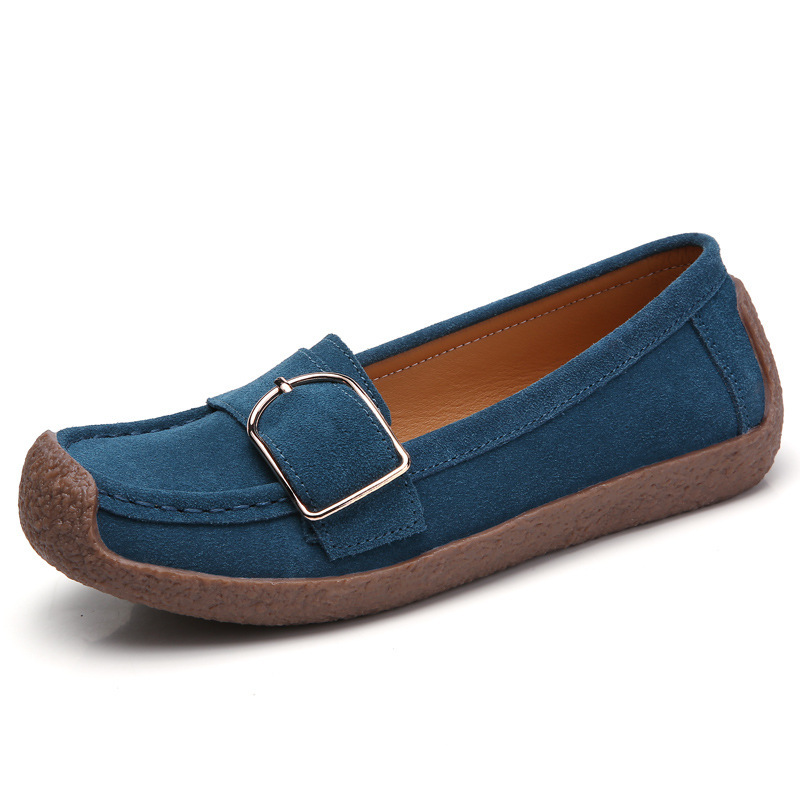Step in Style with Fashion Flats Genuine Leather Loafers