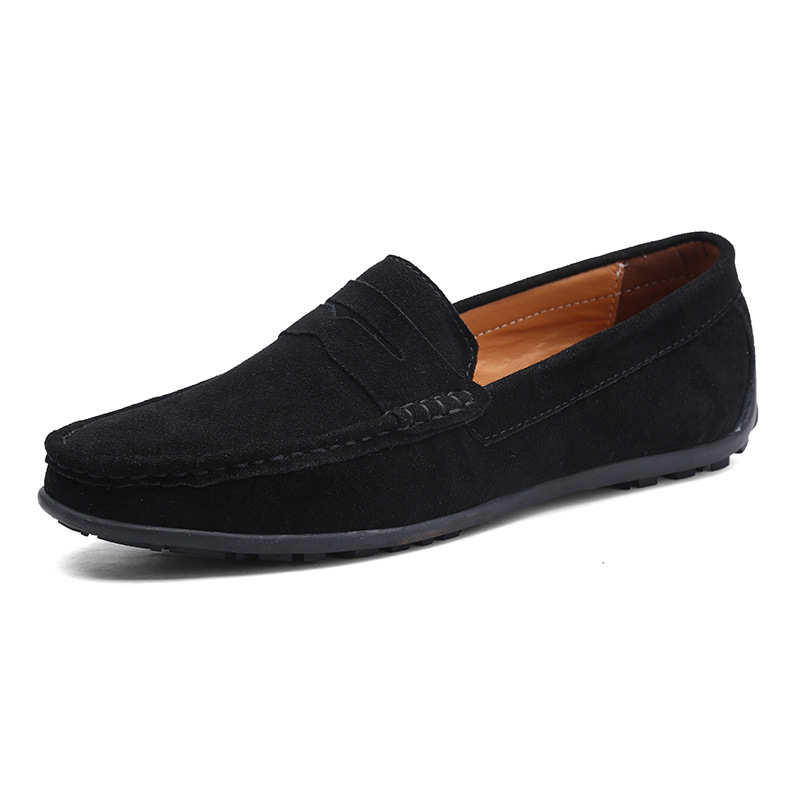 Orthopedic Mens Shoes Arch Support Breathable Anti Slip Fashion Genuine Leather Loafers Slip On